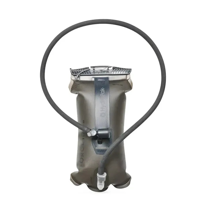 HydraPak Force Tactical Grey Water Reservoir with insulated drinking tube, ideal for rugged outdoor hydration needs | John Bulls 2.0L from  John Bull Clothing