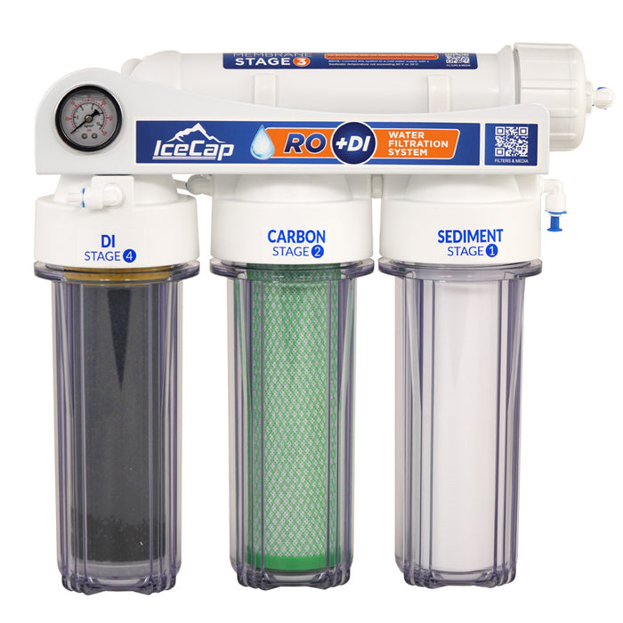 IceCap 100 GPD Reverse Osmosis RO/DI Water Filtration System