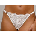 Illusion Adjustable Thong in Ecru - Romantiques