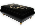 Italian Music Box, ", Arabesque Inlay, Black