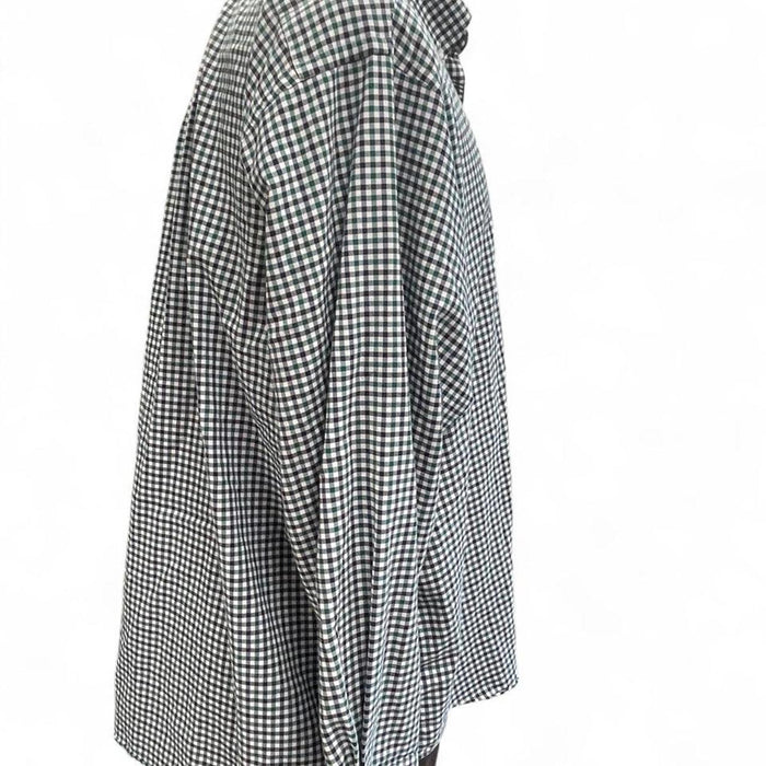Izod green white gingham