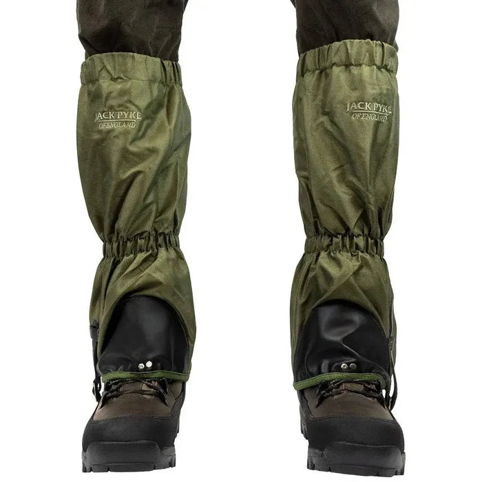 Jack Pyke Waterproof Gaiters Olive Green - John Bull Clothing  from  John Bull Clothing
