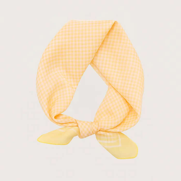 JACKIE SCARF - VICHY YELLOW