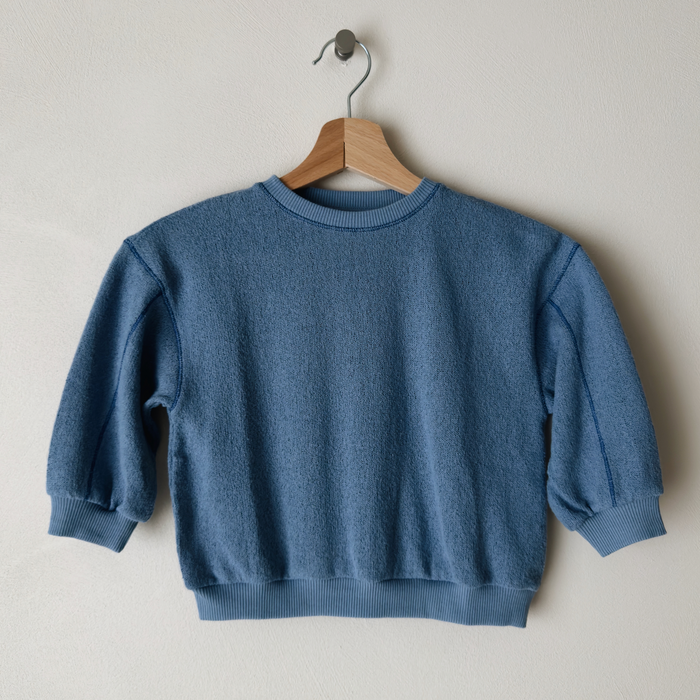 JERSEY SWEATER WASHED BLUE - KIDS