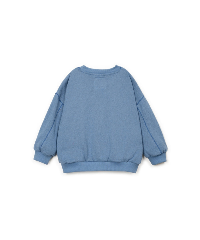 JERSEY SWEATER WASHED BLUE - KIDS