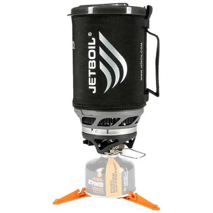 Jetboil Sumo Carbon 1.8L Cooking System with FluxRing cup and stabilizer, ideal for group camping meals. Available at John Bull Clothing.  from  John Bull Clothing