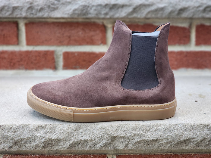 J.FitzPatrick - Chelsea Sneaker - Brown Suede - US 7