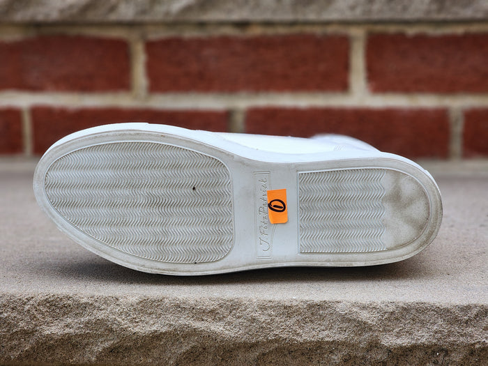 J.FitzPatrick - Hi Top Sneaker - White Calf - Multiple Sizes