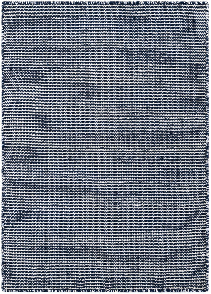 Jill Zarin Malibu Sands Outdoor Collection Area Rug - Pebble (Navy Sky) Rectangle Navy Sky Main