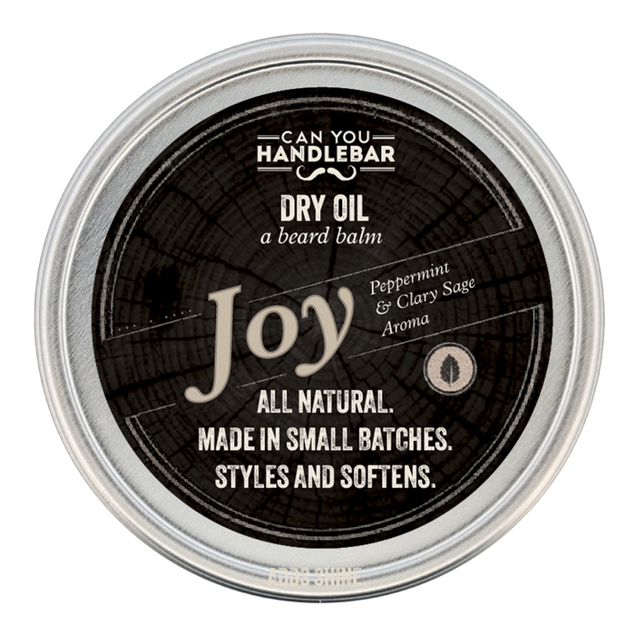 Joy Dry Oil: Peppermint & Clary Sage Beard Balm