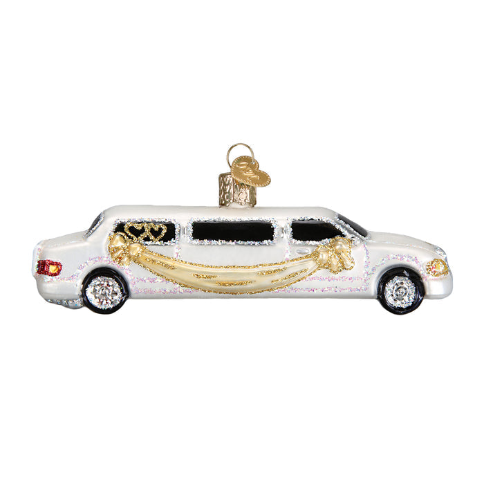 Just Married Limo Ornament