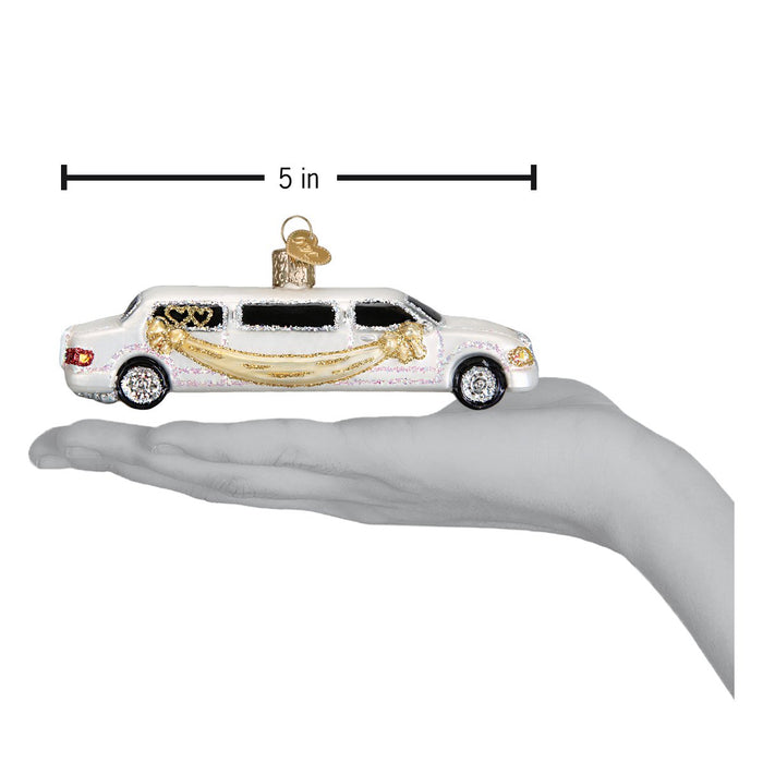 Just Married Limo Ornament
