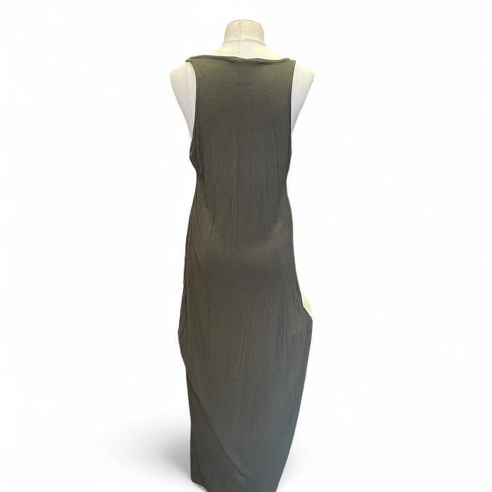K jordan green maxi dress