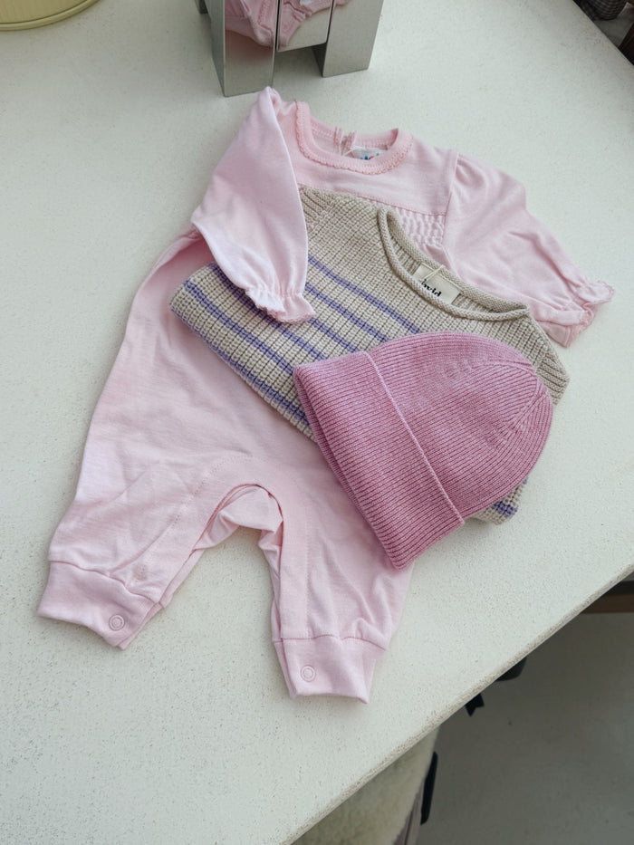 KATOEN JUMPSUIT SOFT PINK