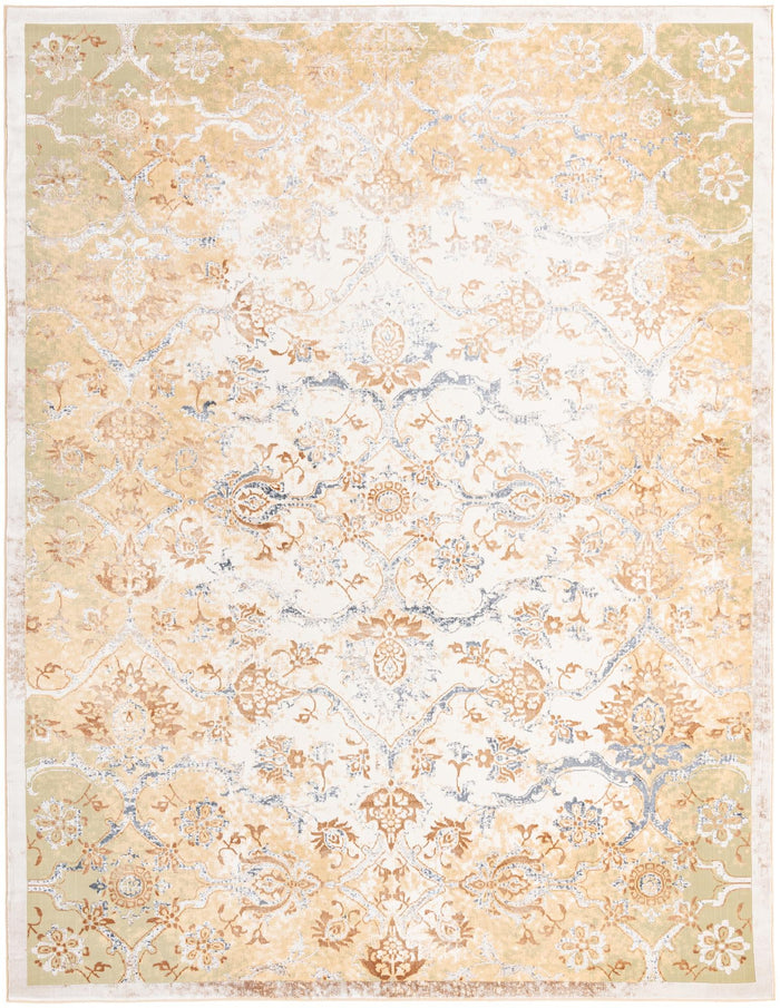 Kensington Collection Area Rug -  Mayfair Rectangle Yellow  lifestyle 3