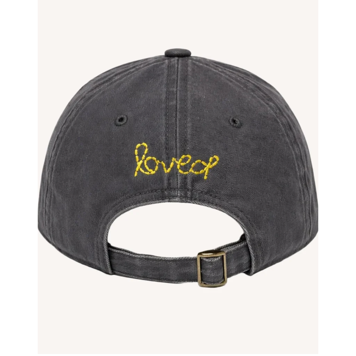 Kerri Rosenthal Imperfect Heart Hat in Anthracite