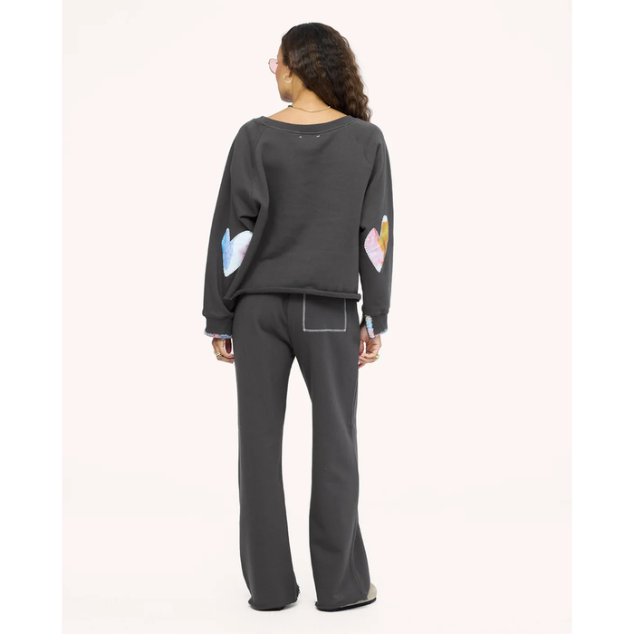 Kerri Rosenthal Weekend Barb Sweatpant in Anthracite