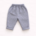 Kids Classic Check Pants Navy - kids