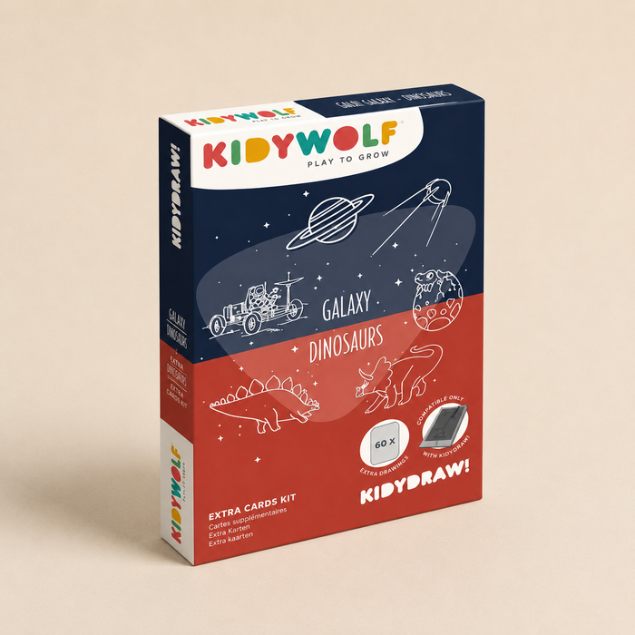 KIDYDRAW-MINI - REFILL - Galaxy en Dinosaurussen
