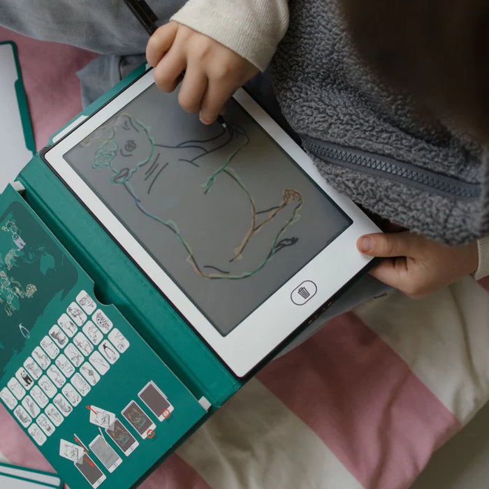 KIDYDRAW-MINI - tekentablet "dieren over de hele wereld"