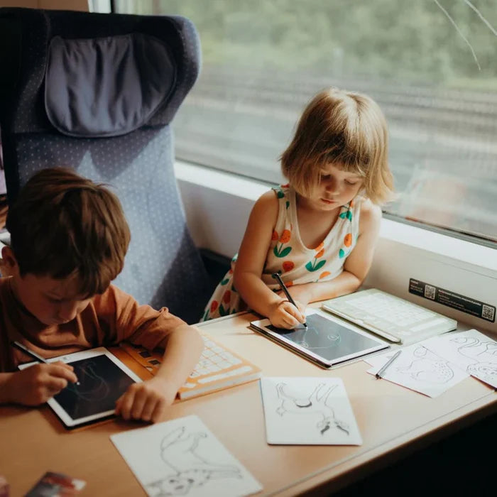 KIDYDRAW-MINI - tekentablet "dieren over de hele wereld"
