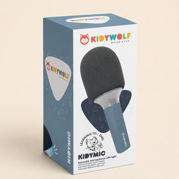 KIDYMIC - Karaoke microfoon Blauw