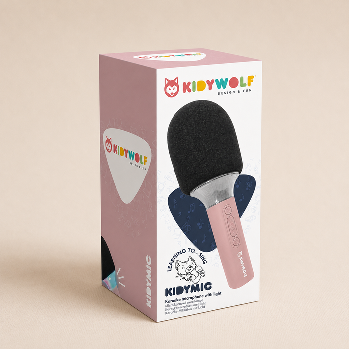 KIDYMIC - Karaoke microfoon Roze