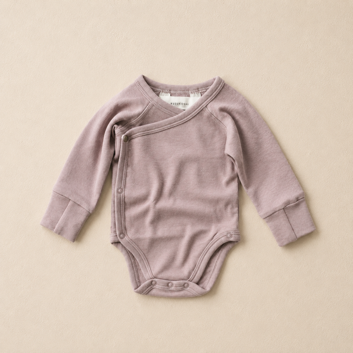 KIMONO BODYSUIT - mauve
