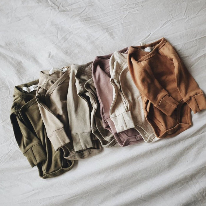 KIMONO BODYSUIT - mauve