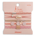 K’lani Shimmer Hair Tie/Bracelet - Romantiques