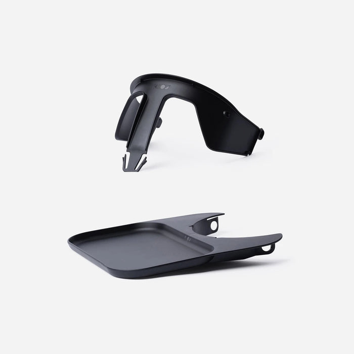 Klapp safety rail + tray - Charcoal Black