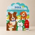 KLEURBOEK MET STICKERS - honden