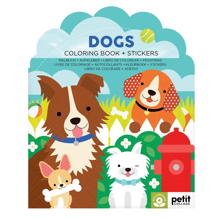 KLEURBOEK MET STICKERS - honden