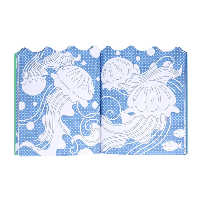KLEURBOEK MET STICKERS - oceaan