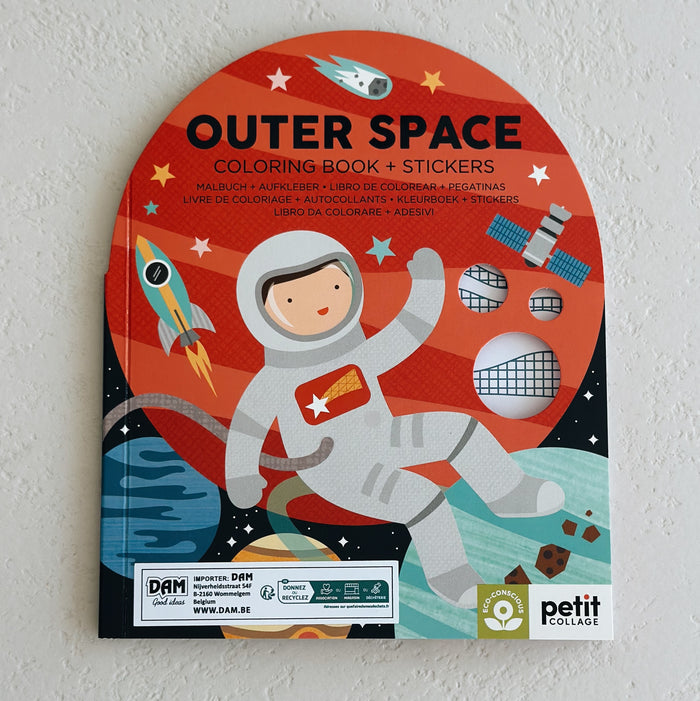 KLEURBOEK MET STICKERS - ruimte