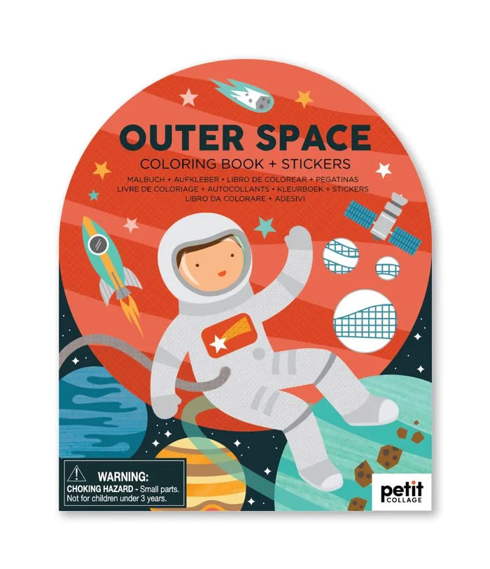KLEURBOEK MET STICKERS - ruimte