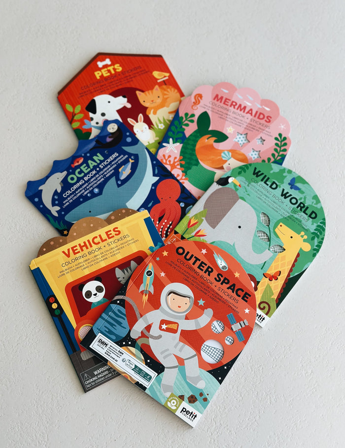 KLEURBOEK MET STICKERS - voertuigen