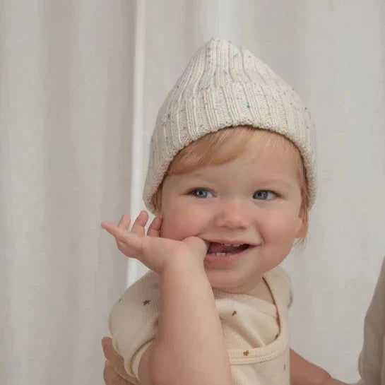 KNIT BEANIE - JELLY BEAN