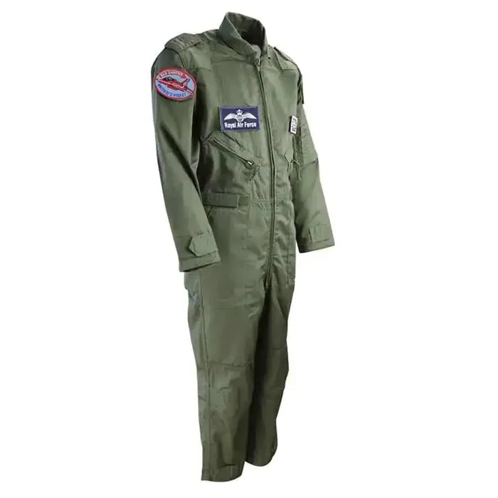 Kombat Kids UK Green Aviators Flight Suit - John Bull Clothing  from  John Bull Clothing