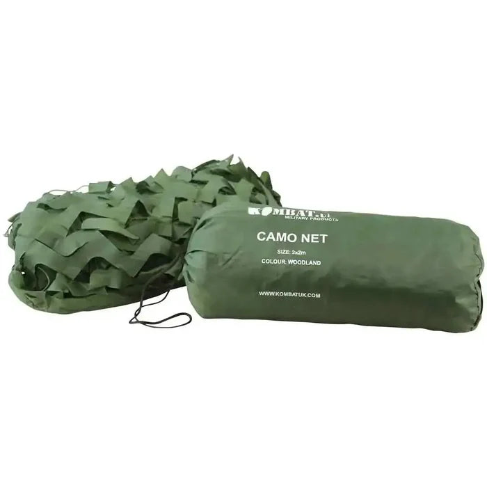 Kombat Woodland Camo 3m x 2m Netting - John Bull Clothing  from  John Bull Clothing