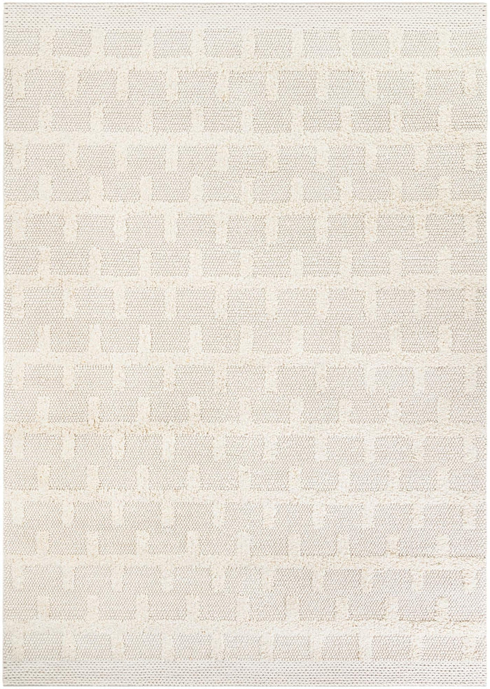 Lana Tasmanian Wool Collection Area Rug - Freycinet Rectangle Ivory Main