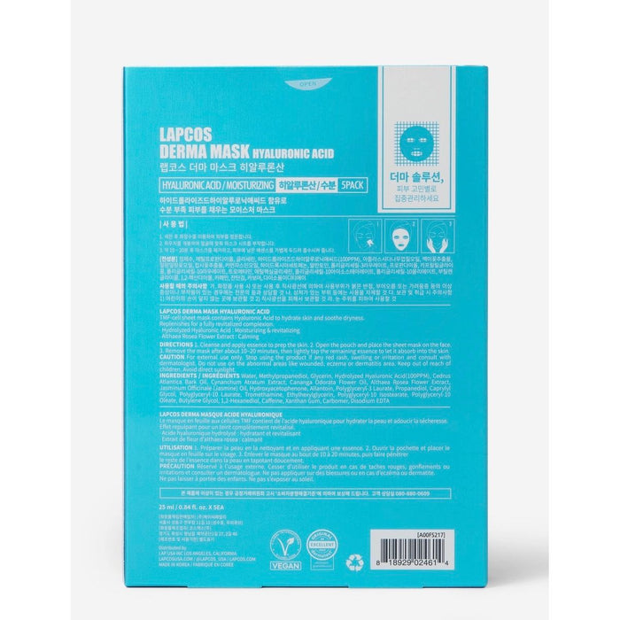 LAPCOS Hyaluronic Acid Derma Sheet Mask