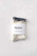 Le Bon Shoppe - Ruffled Modal Socks in White and Navy