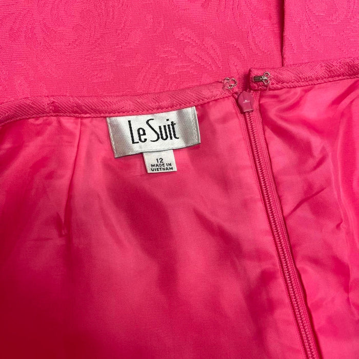 Le suit pink midi skirt