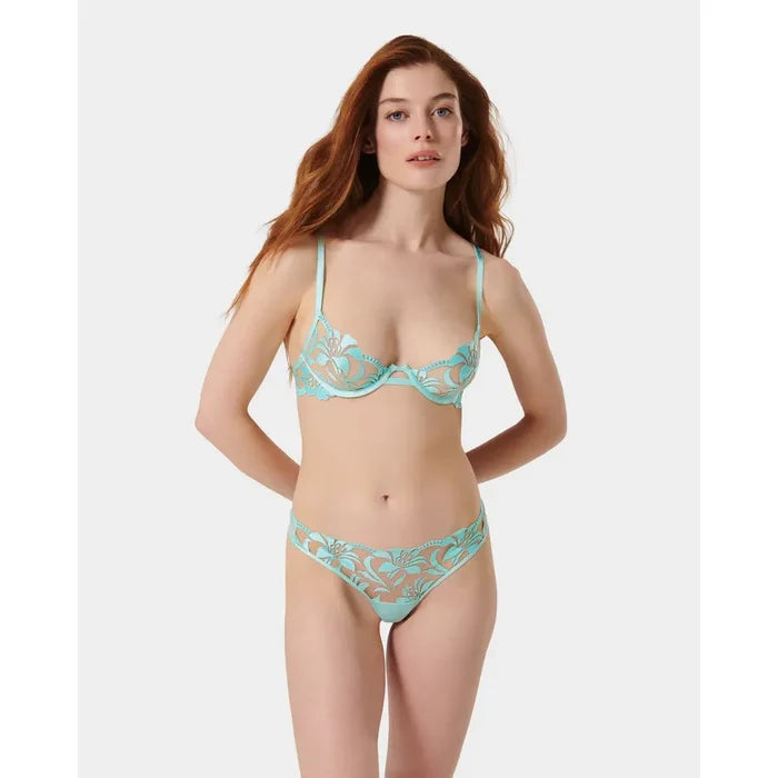 Leonora Sheer Brief Panty in Island Paradise - Romantiques