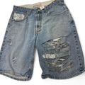 Levis blue denim shorts