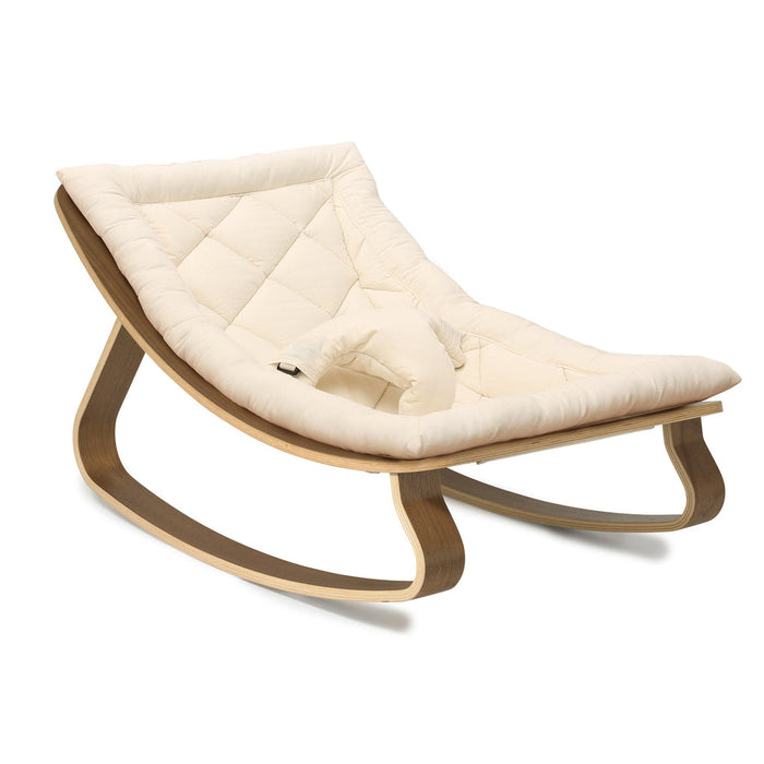 LEVO BABY ROCKER - naturel cover - WALNUT