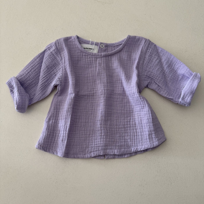LILAC MUSLIN SHIRT - BABY