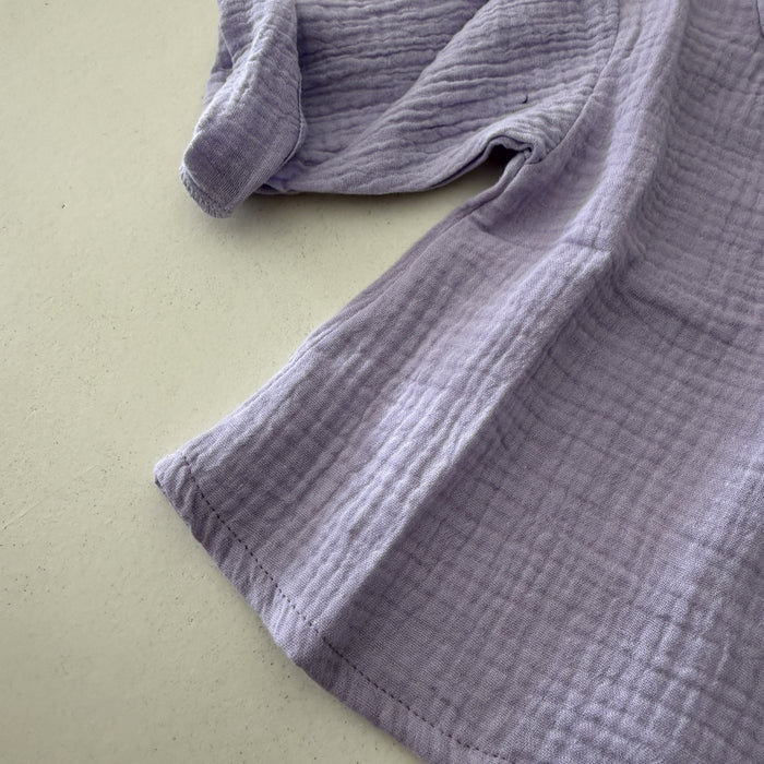 LILAC MUSLIN SHIRT - BABY