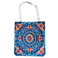 Linen look Tote bag Lise Lorentzen Rosemaling